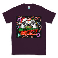 Plum gamer merry christmas Classic Tee - NancyCooperArtShop