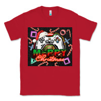 Red gamer merry christmas Classic Tee - NancyCooperArtShop