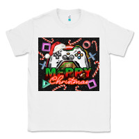 White gamer merry christmas Classic Tee - NancyCooperArtShop