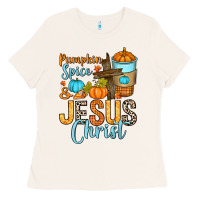 Bone Pumpkin spice and Jesus Christ Ladies Tee - RanaPortraitStore