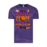 Cloud Purple i'm a baskeball mom we don't do that keep calm thi Vintage Tee - Jasminsmagicworld
