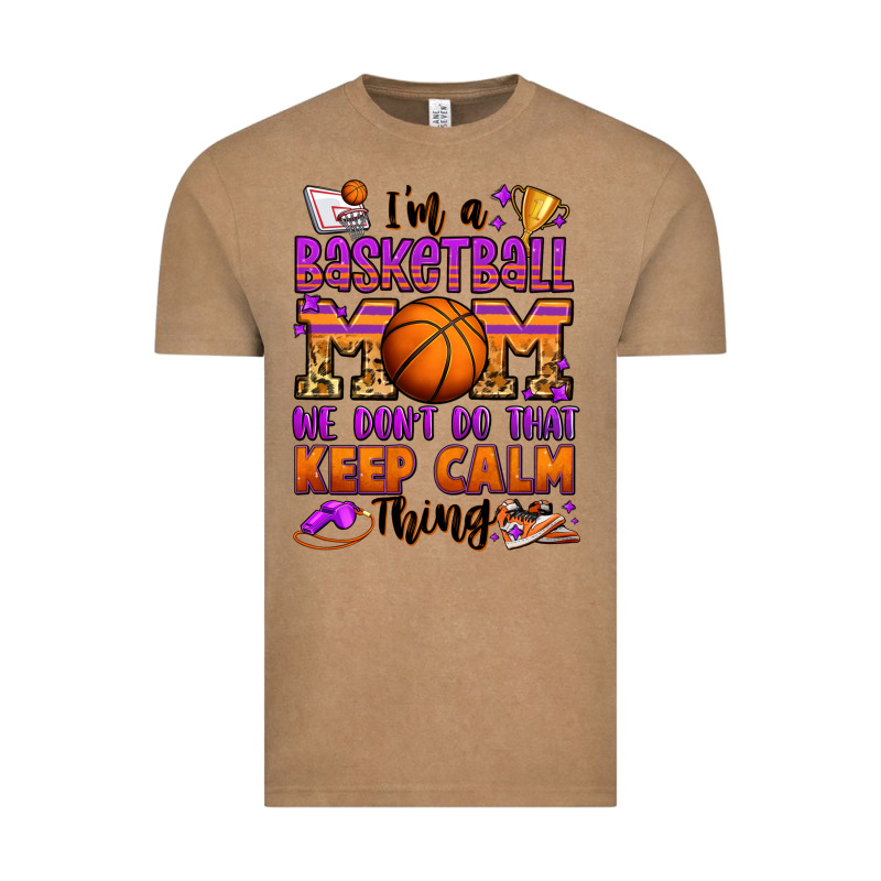 I'm A Baskeball Mom We Don't Do That Keep Calm Thi Vintage Tee by Jasminsmagicworld | Teevron