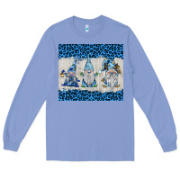 Colony Blue snowy christmas gnomes Long Sleeve Tee - BarkalooDesign