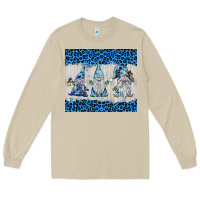 Mushroom snowy christmas gnomes Long Sleeve Tee - BarkalooDesign