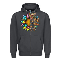 Smoke she believed she could so she did Zipper Hoodie - NancyCooperArtShop