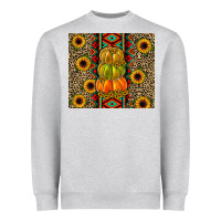 Heather Grey pumpkin Heavyweight Sweatshirt - JahusDesignShop