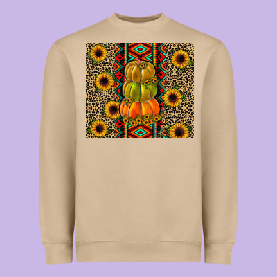 Pumpkin Heavyweight Sweatshirt Designed By Jahusdesignshop