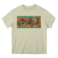 Mossy texas sunflower cactus cowhide leopard licence plate Heavy Core Tee - Artiststas