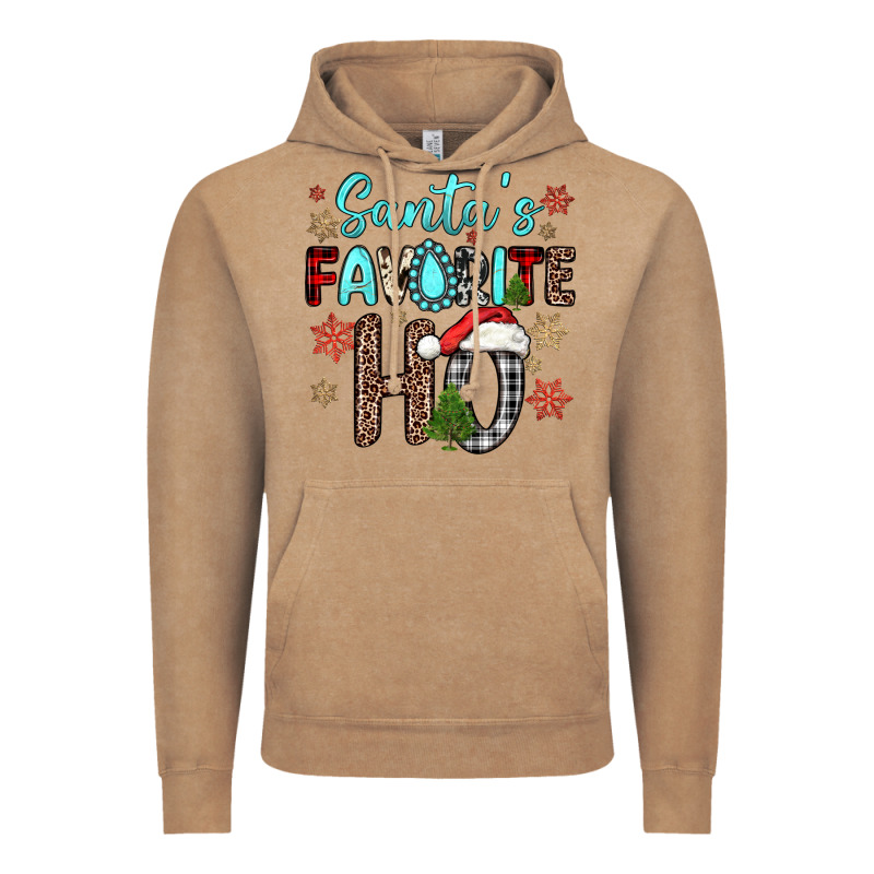 Santa S Favorite Ho Vintage Hoodie by JahusDesignShop | Teevron