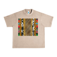 French Oak western serape cowhide Urban Heavy Tee - Jasminsmagicworld
