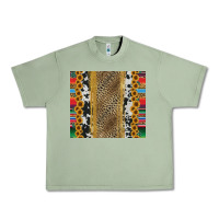 Oil Green western serape cowhide Urban Heavy Tee - Jasminsmagicworld