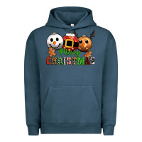 Pigment Midnight Navy merry christmas Urban Hoodie - CowGirlArtShop