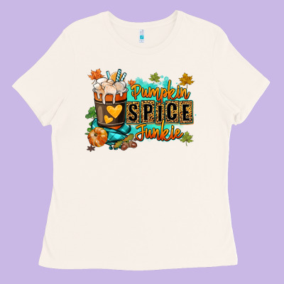 Ladies Tee Pumpkin spice junkie