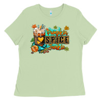 Matcha Pumpkin spice junkie Ladies Tee - RanaPortraitStore