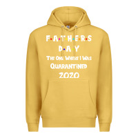 Antique Gold Father s Day The One Where I Was Quarantined 2020 Premium Hoodie - Bettercallsaul