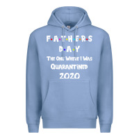 Colony Blue Father s Day The One Where I Was Quarantined 2020 Premium Hoodie - Bettercallsaul