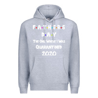 Heather Grey Father s Day The One Where I Was Quarantined 2020 Premium Hoodie - Bettercallsaul