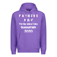 Purple Father s Day The One Where I Was Quarantined 2020 Premium Hoodie - Bettercallsaul