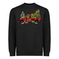 Black christmas truck Heavyweight Sweatshirt - JahusDesignShop
