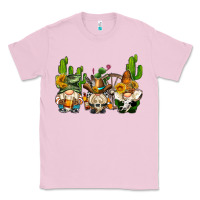 Bubblegum Pink western gnomes with cactus Classic Tee - AdoDesignShop