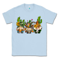 Dusty Blue western gnomes with cactus Classic Tee - AdoDesignShop