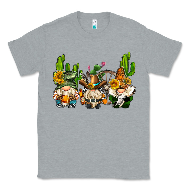 Western Gnomes With Cactus Classic Tee by AdoDesignShop | Teevron