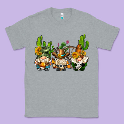 Western Gnomes With Cactus Classic Tee Designed By Adodesignshop