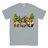 Heather Grey western gnomes with cactus Classic Tee - AdoDesignShop