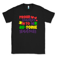 Black proud teacher to ausome students Classic Tee - CowhideDigitalArt
