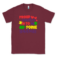 Burgundy proud teacher to ausome students Classic Tee - CowhideDigitalArt