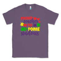 Lavender proud teacher to ausome students Classic Tee - CowhideDigitalArt