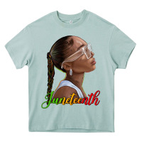 Juneteenth Black Woman Heavy Core Tee | Teevron