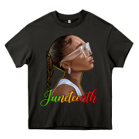 Asphalt juneteenth black woman Heavy Core Tee - texasbilliewilder