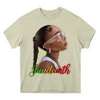 Mossy juneteenth black woman Heavy Core Tee - texasbilliewilder