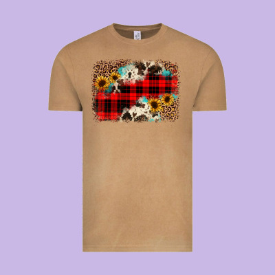 Christmas Background Vintage Tee Designed By Jahusdesignshop