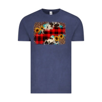 Vintage Denim christmas background Vintage Tee - JahusDesignShop
