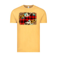 Vintage Mustard christmas background Vintage Tee - JahusDesignShop