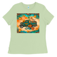 Matcha Pumpkin farm Ladies Tee - RanaPortraitStore
