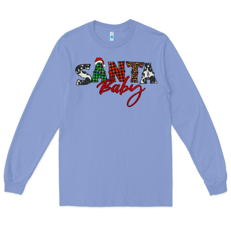 Santa Baby Long Sleeve Tee by BarkalooDesign | Teevron