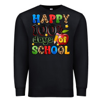 Black happy 100 th days of school Premium Sweatshirt - Artiststas