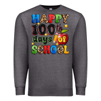 Charcoal Heather happy 100 th days of school Premium Sweatshirt - Artiststas