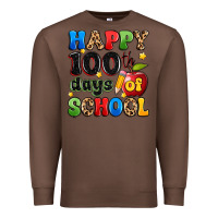 Chestnut happy 100 th days of school Premium Sweatshirt - Artiststas