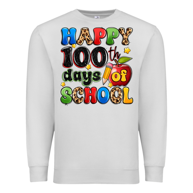 Happy 100 Th Days Of School Premium Sweatshirt by Artiststas | Teevron