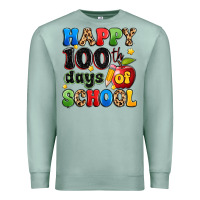 Seafoam happy 100 th days of school Premium Sweatshirt - Artiststas