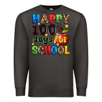Smoke happy 100 th days of school Premium Sweatshirt - Artiststas