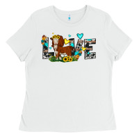 Love Western Cow Ladies Tee | Teevron