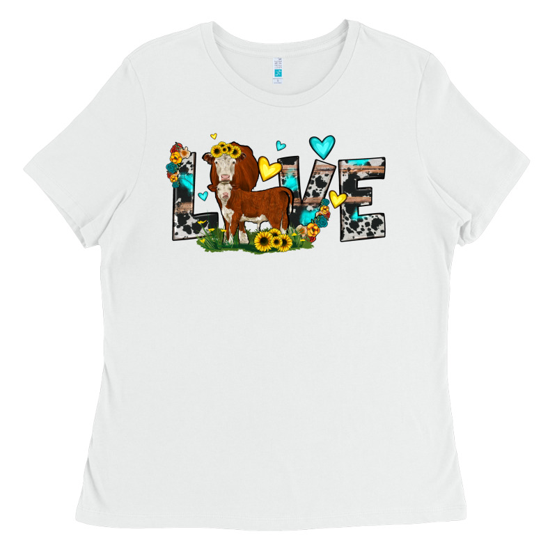 Love Western Cow Ladies Tee by JahusDesignShop | Teevron