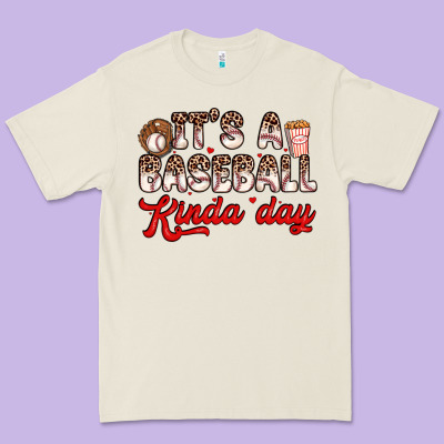 It S A Baseball Kinda Day Premium Tee Designed By Zillion Design Studio