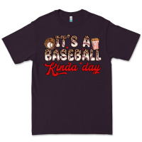 Plum it s a baseball kinda day Premium Tee - Zillion Design Studio