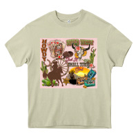 Mossy wild west western Heavy Core Tee - Zillion Design Studio